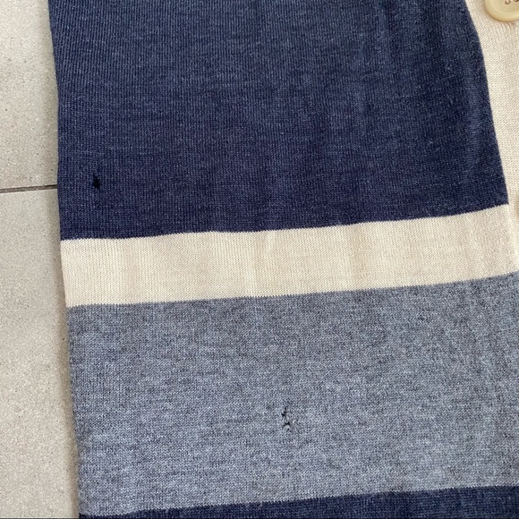 Theory gwenyth striped cardigan sweater S - Picture 7 of 9